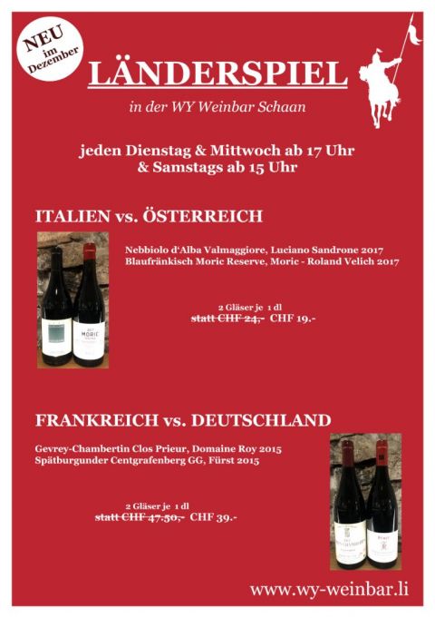 NEU immer Dienstag, Mittwoch & Samstag